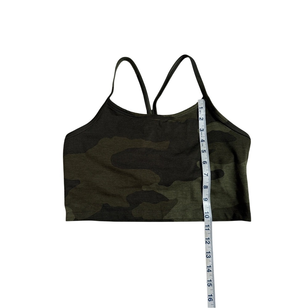 OFFLINE by Aerie Green Camo The Hugger Sports Bra Crop Tank L Sporty Spice - Picture 6 of 11